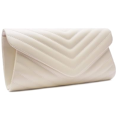 Vain Secrets Damen Handtasche Umhänge Tasche Clutch Abendtaschen gesteppt in vielen Farben