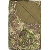 Tongcamo Poncho Liner Military Insulation Blanket Camo with Compression Carry Bag for Outdoors Hiking Jungle Hunting Gear