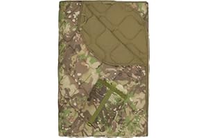 Tongcamo Poncho Liner Military Insulation Blanket Camo with Compression Carry Bag for Outdoors Hiking Jungle Hunting Gear