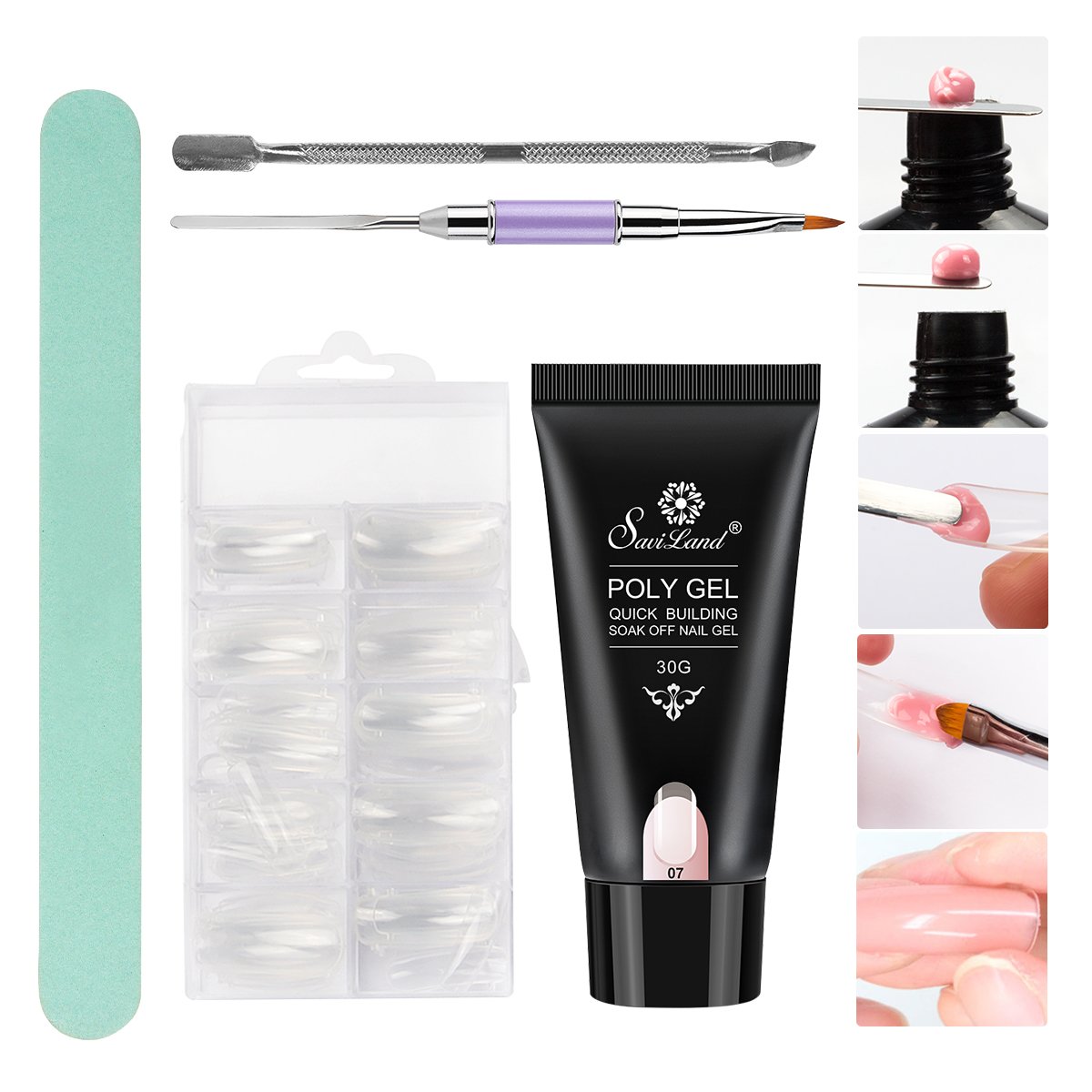 acrylic nail kit uv gel nail polish set with uv lamp 36W