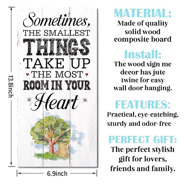 CLASSIC FRIENDSHIP QUOTE WALL ART DECOR, RUSTIC CONTEMPORARY FARMHOUSE WALL DECOR, DECORATIVE HANGING WOOD WALL SIGN, INSPIRATIONAL QUOTE WALL DECORATION
