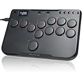 JZW-Shop Haute42 Leverless Arcade Stick P12, All-Button Arcade Controller | Compatible with PC, PS4, PS3, Steam Deck, Switch, Turbo &amp; Custom RGB, Supports Hot-Swap &amp; SOCD