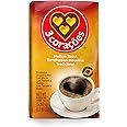 3 CORAÇÕES Traditional Brazilian Ground Coffee - 17.6 ounces - Vacuum Sealed Pack of 1 - Fine Ground Coffee Medium Roast - Naturally Processed for Unique Flavor, Aroma, and Full Body Texture