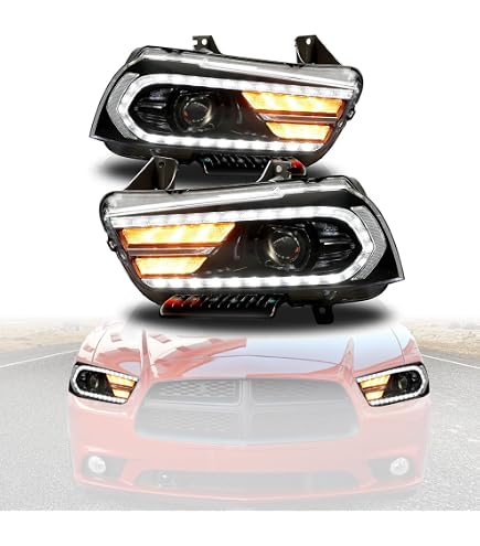 Opticos 11-14 Dodge Charger Iced Led Halo Par | Cuotas sin interés