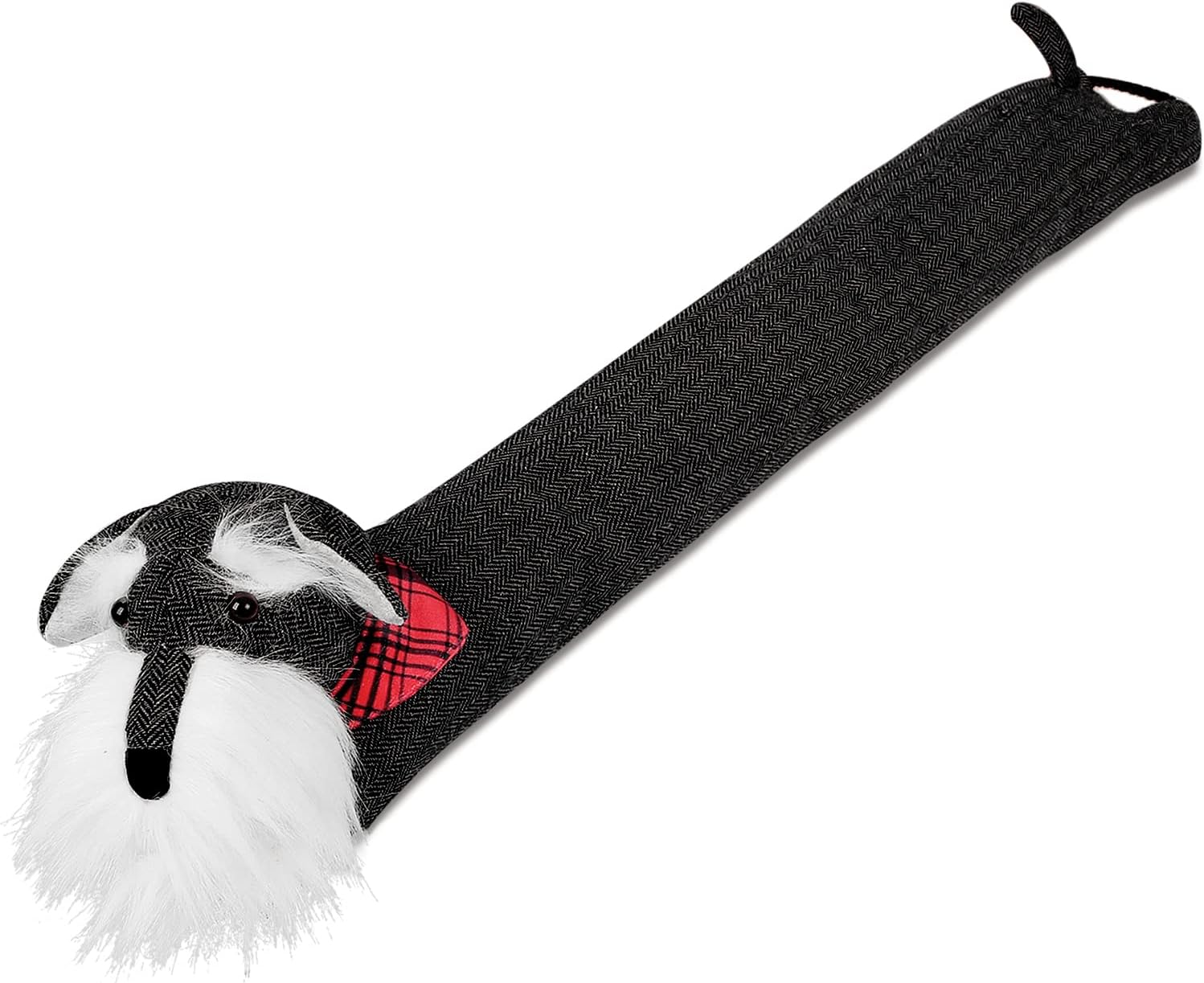 Draft Stoppers - CERAYOU 36 Inch Heavy Duty Under Door Draft Stopper, Cute Animals Shape Door & Window Draft Guard to Save Energy, Decorative Weighted Bottom Insulation Stopper Noise Air Wind Dust Blocker, Schnauzer