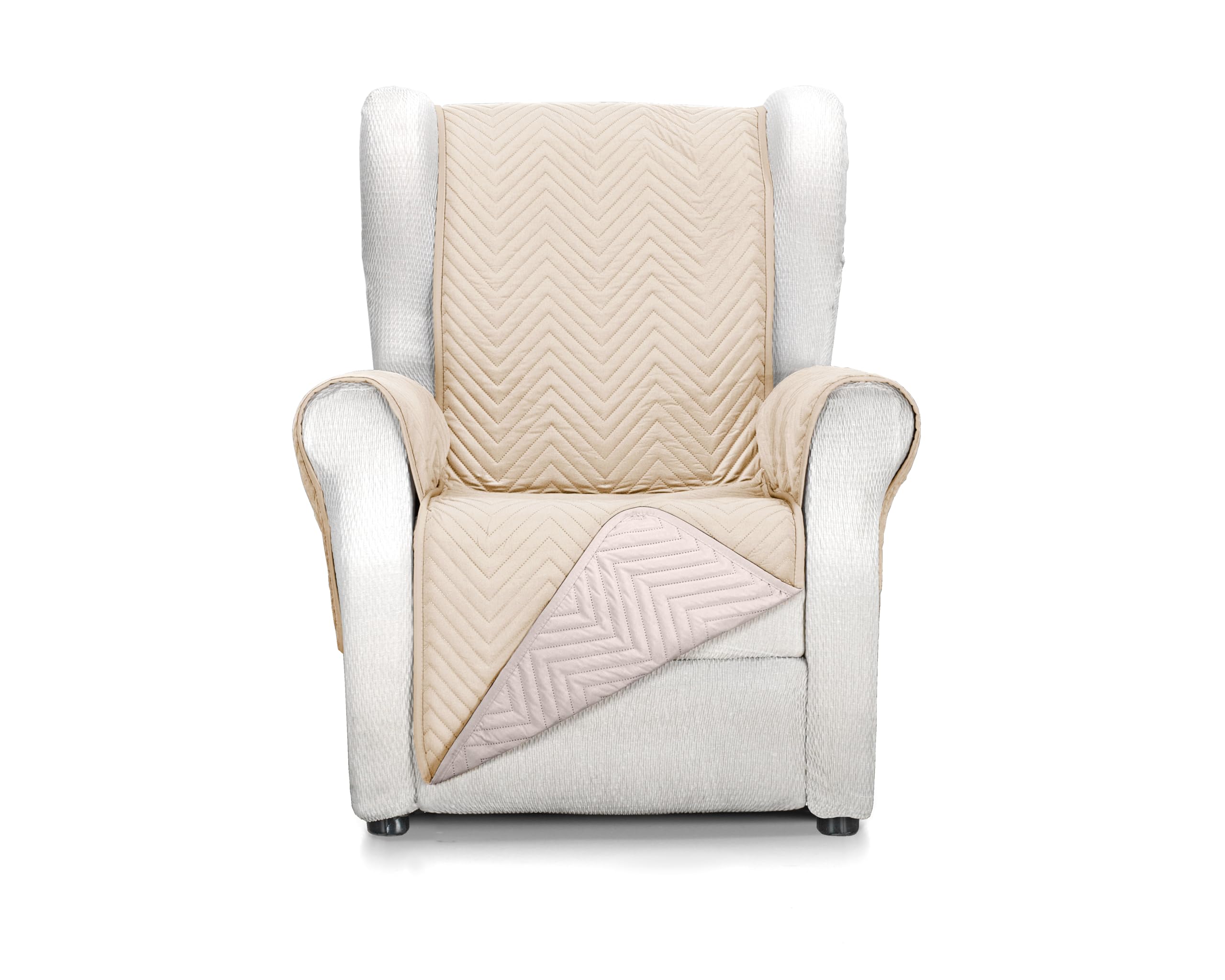 Martina Home Sofa Cover Milano 1 Seater Beige/Linen