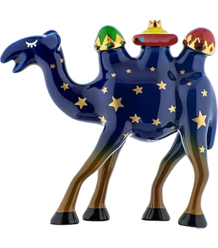 Statuina Presepe Porcafortuna Alessi - Design Artistico In Porcellana Decorata A Mano - Foto 4