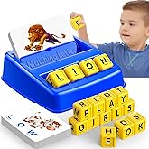 Chardfun Boy Toys Age 3-8, Chardfun Matching Letter Game Educational Toys for 3-8 Year Old Boys Girls Memory Games Spelling G