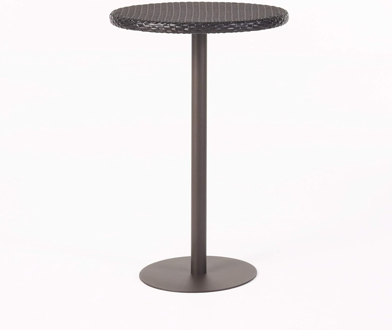 Christopher Knight Home Dominic Outdoor 26" Wicker Round Bar Table, Multibrown: Garden & Outdoor
