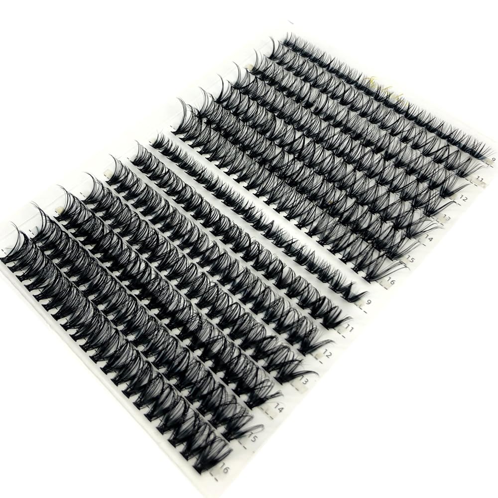 HBZGTLAD 30D/40D/50D/60D/80D Mink Eyelashes 280 Bundles Natural Eyelash extension 3D Russia Volume Individual Eyelash Cluster Makeup Tools Lashes (30D 40D-D Curl-0.07MM-MIX)