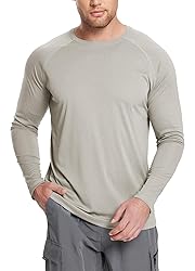 baleaf Men's Long Sleeve Running Shirts Workout