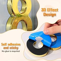 Ranslen 10 Pieces 4 Inch High House Numbers