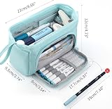 EASTHILL Large Pencil Case 100 Slot Storage Zipper Make-up Bag view 3
