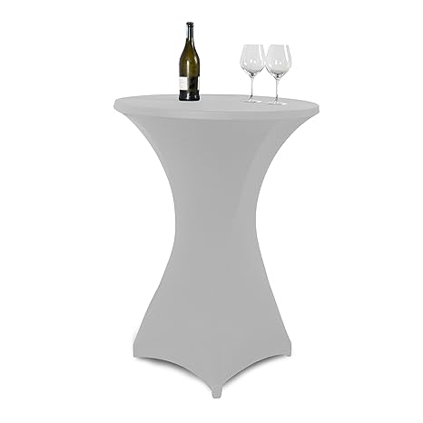 Vanage Stretch Husse für Stehtische, grau