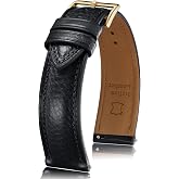 Getalia Italian leather Watch Band Tuscany Natural Vegetable-Tanned Full Grain Genuine Leather,18mm 19mm 20mm 21mm 22mm Quick Release Replacement Watch Straps for Men and Women Thick and Soft