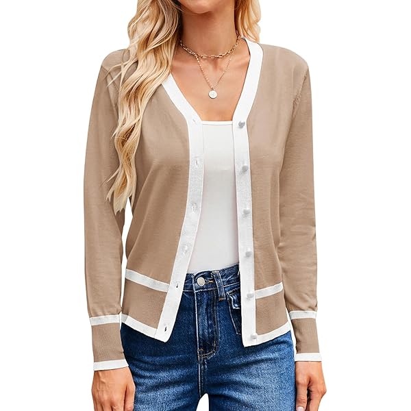 A New Day Women's Any Day V-Neck Cardigan Sweater- (US