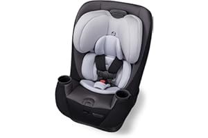 Maxi-COSI Pria All-in-One Convertible Car Seat, Infant to Toddler Car Seat, Easy-Install Harness, Machine-Washable Cover, 5-100 lbs, Blackened Pearl