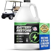 Battery Restorer and Desulfator for Lead Acid - Prolong Life &amp; Boost Charge Capacity, Battery Acid Refill and Additive for Golf Cart, RVs, Bikes, ATVs, Car 64oz