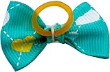 BIPY 100Pcs Small Dog Hair Bows Elastic Ribbon Random Colors view 5