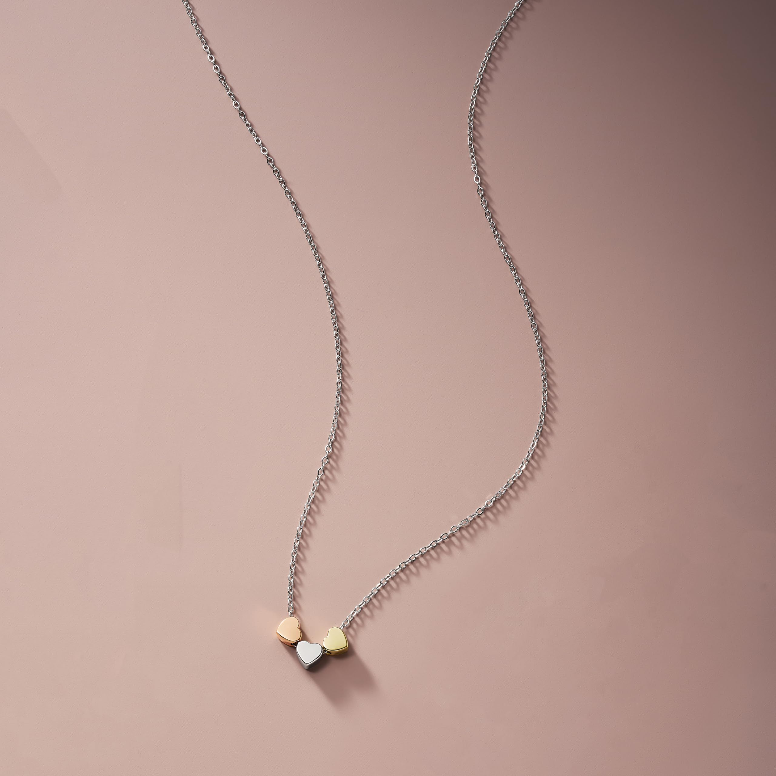 Fossil Women's Sterling Silver or Silver-Tone Stainless Steel Pendant Chain Necklace for Women