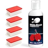 WAN2TLK Table Tennis Glue, Perfect for Assembling Table Tennis Ping Pong Paddle, Comes with 8 Sponges to Easily Replace Table Tennis Rubber