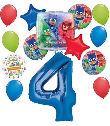 Toyland® Ballon En Aluminium En Forme De Personnage Pyjamasques De 79 Cm