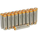 AmazonBasics - Pilas alcalinas AAA 'Performance' (Paquete de 20) - Diseño variable