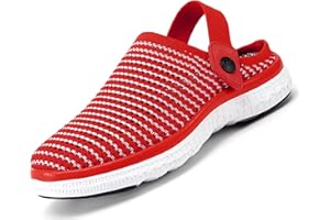 HSYOOES Garden Clogs Mens Womens Garden Shoes Arch Support Summer House Slippers Sandals Breathable Slip On Home Shoes Indoor Outdoor Mules