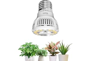 SGLEDs Grow Light Bulbs, A15 7W Plant Light Bulb for Indoor Growing, High PPFD, Full Spectrum, 60W Equivalent, E26 Base, LED Grow Lights for Indoor Plants, Seed Starting