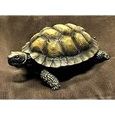 Bellaa Turtle Garden Sculptures Statues Home Decor Tortoise Realistic Cute Large Animal Gilbert Zen Garden Patio Lawn Yard Art Tanya Talia Galapagos Todd Outdoor Figurines 9 inch