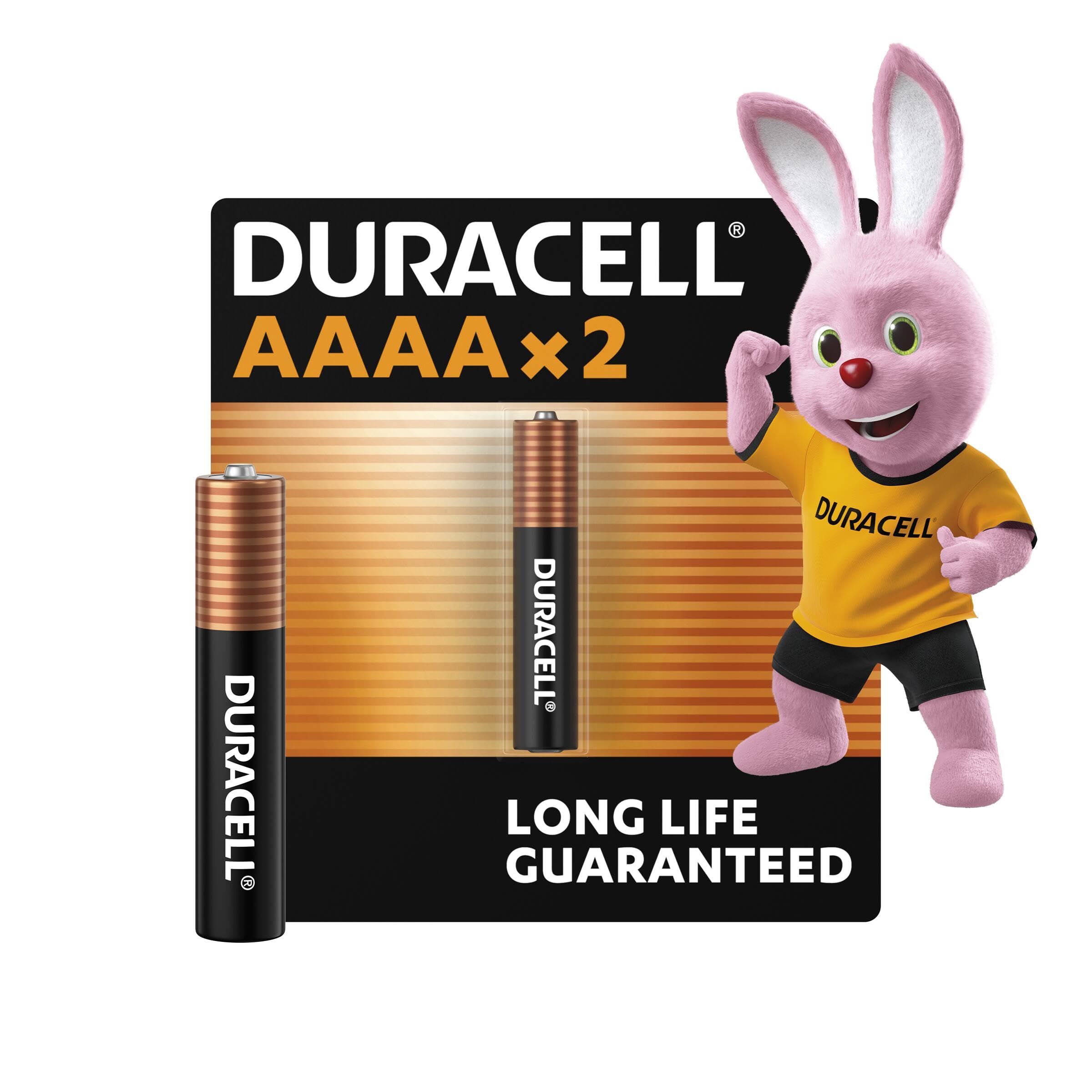 Duracell Specialty Alkaline AAAA Battery 1,5V, pack of 2 (LR8D425) designed for use in digital pens, medical devices and headlamps