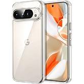 JETech Case for Google Pixel 9 Pro XL, Anti-Yellowing, Clear | Shockproof Protection, Scratch Resistant Hard PC Back, Durable Transparent TPU Bumper