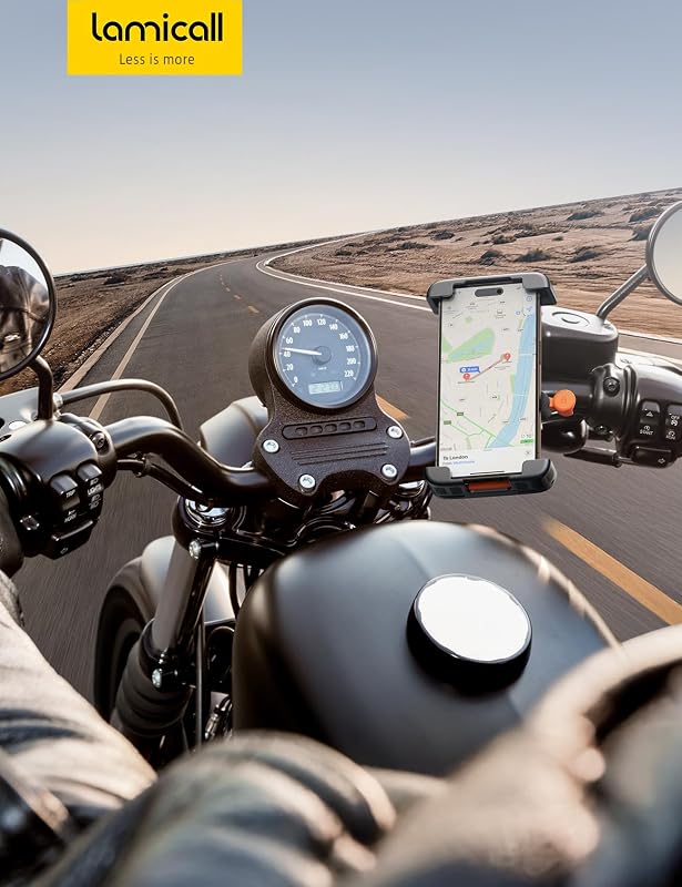 Handyhalterung Fahrrad Lenker, Handyhalter Motorrad Halterung — Foto 7 von 7