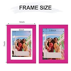 Vittanly 5x7 Picture Frame, Display Pictures 4x6