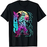 Godzilla Neon Mechagodzilla Movie T-Shirt