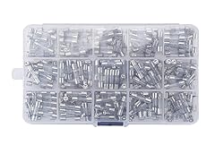 300 Pcs 15 Values 5 x 20mm Fast-Blow Glass Fuse