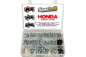 250pc Specbolt Fasteners Brand Bolt Kit for Maintenance & Restoration Quad Foreman 4x4 Rubicon GPScape Four Trax 4x4 Rancher Recon Rincon