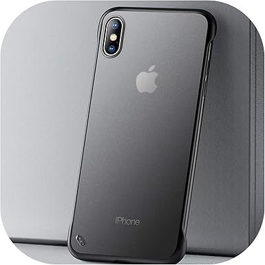 La Caja Transparente de teléfono Mate Duro para el iPhone X 6 7 8 6S Plus