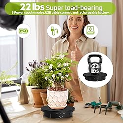 JAYEGT 3 in 1 Motorized Rotating Display Stand with