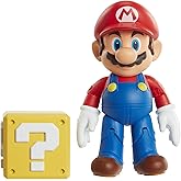 World of Nintendo Mario with Coin Box Action Figure, 4"