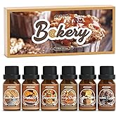 ARVIDSSON Bakery Essential Oils Set, Natural Fragrance Oil for Diffuser, Candle Making - Pumpkin Pie, Snickerdoodle, Gingerbread, Coffee Cake, Creamy Vanilla, Chocolate Cupcake