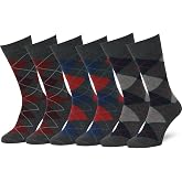 Easton Marlowe Mens Dress Socks Combed Cotton Classic Patterns No Toe Seam Comfort Moisture Wicking Reinforced Heel C