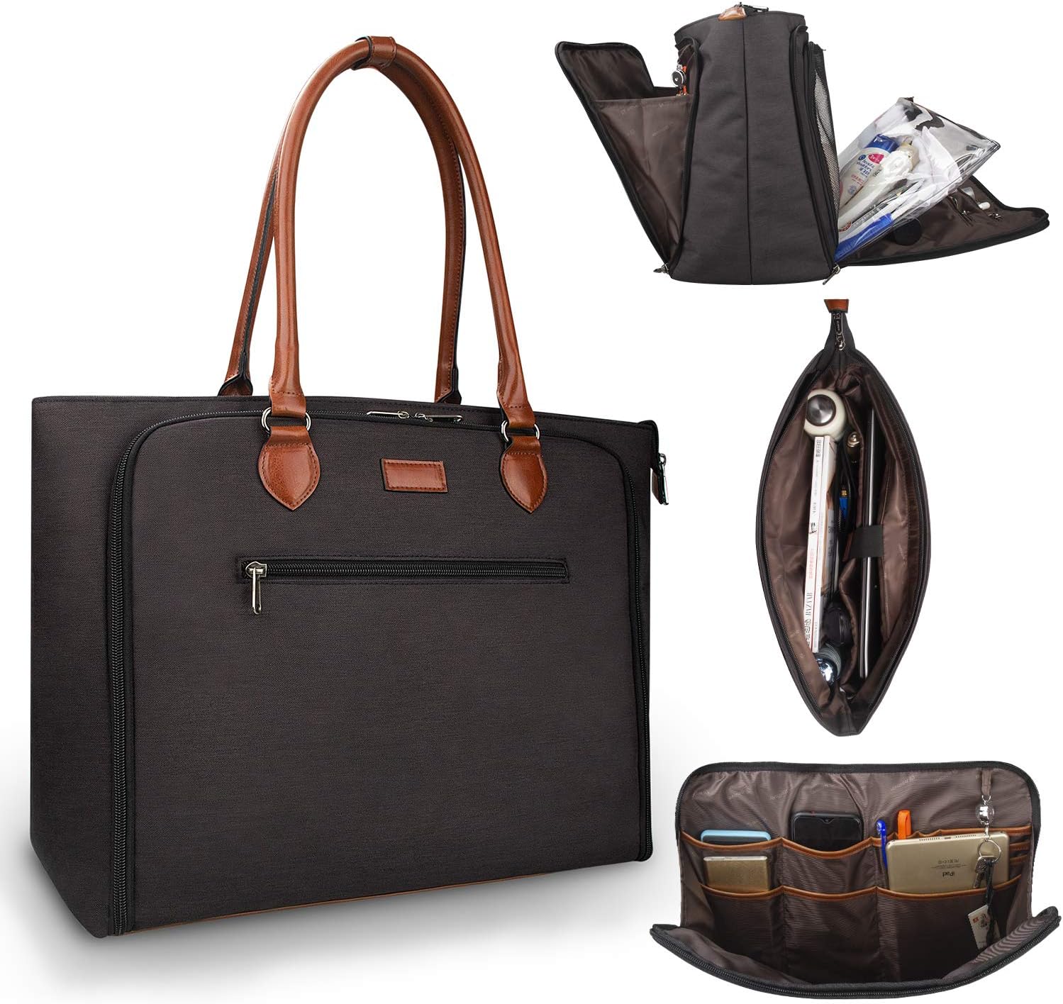 TANTO Travel Bags for Women Weekender Bag Overnight Carry-on Duffel Large Work Tote Bag Fits 15.6 Inches Laptop