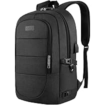 AMBOR Travel Laptop Backpack for 17.3 inch with Anti Theft & USB Charging