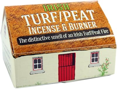 The Gifted Hand Irish Turf/Peat Incense & Burner for Home Fragrance