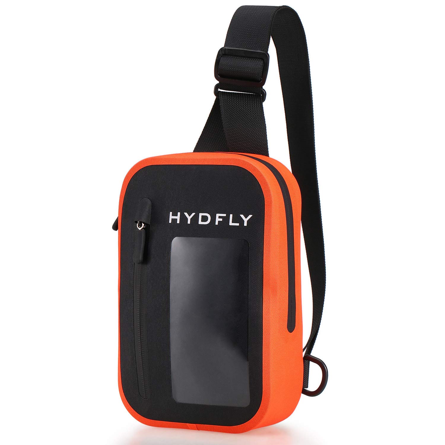 Shiwaki Outdoor Sports Messenger Bag Waterproof Chest Bag, Shoulder Bag Cycling Hiking Camping Outdoor Travel Bag (Orange+Black)