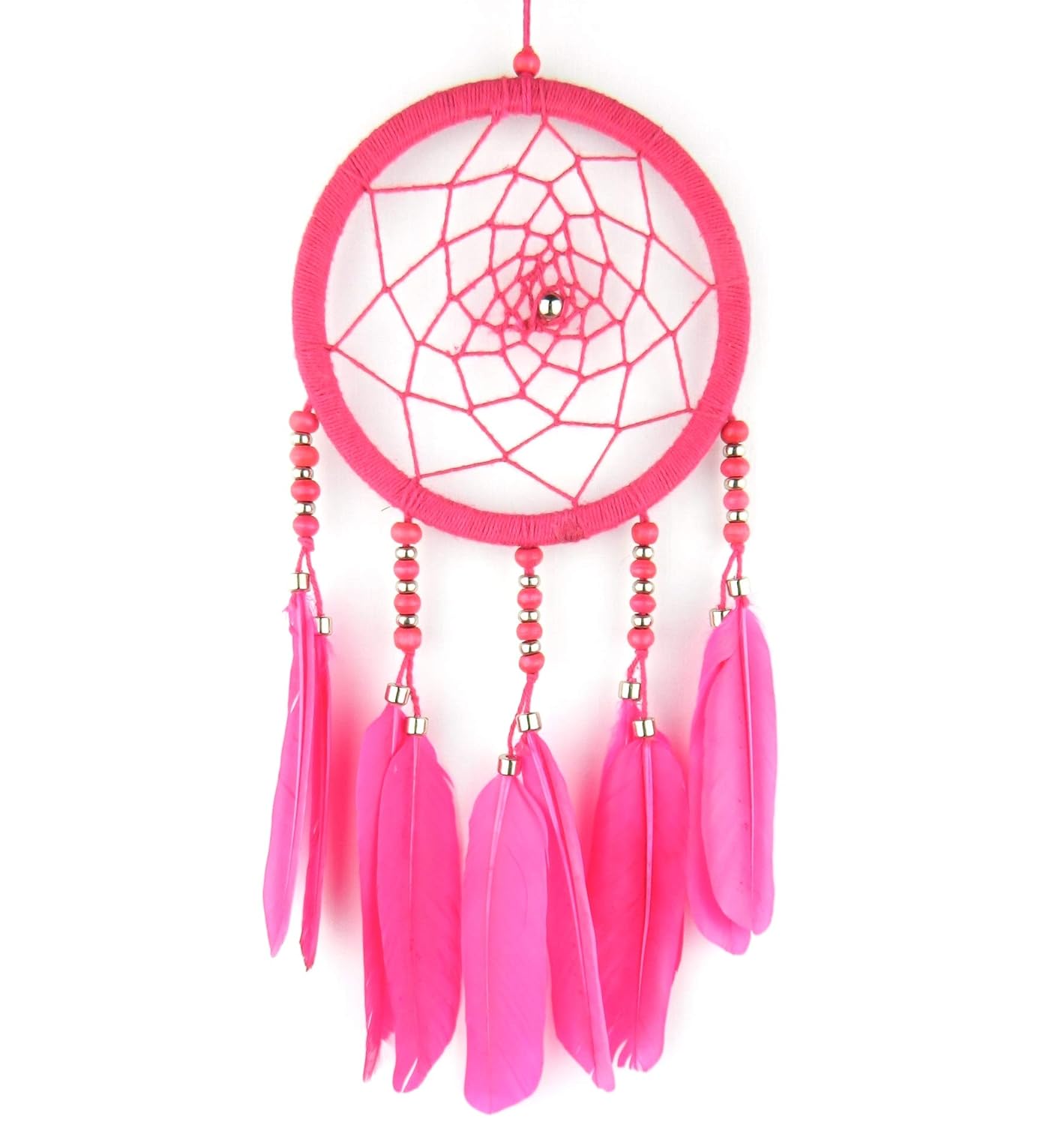 DREAM CATCHER PRETTY PINK SINGLE DREAMCATCHER FEATHERS Amazon.co.uk