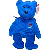 Ty Beanie Babies / Baby Chicago Bear (I Love Chicago) Royal Blue