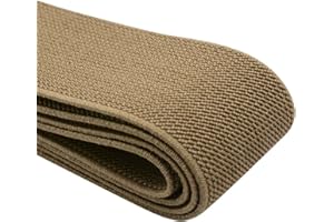 ICRAFT Strapcrafts 1.5-Inch Wide Colored Double-Side Twill Woven Elastic,2 Yards,Khaki 32140