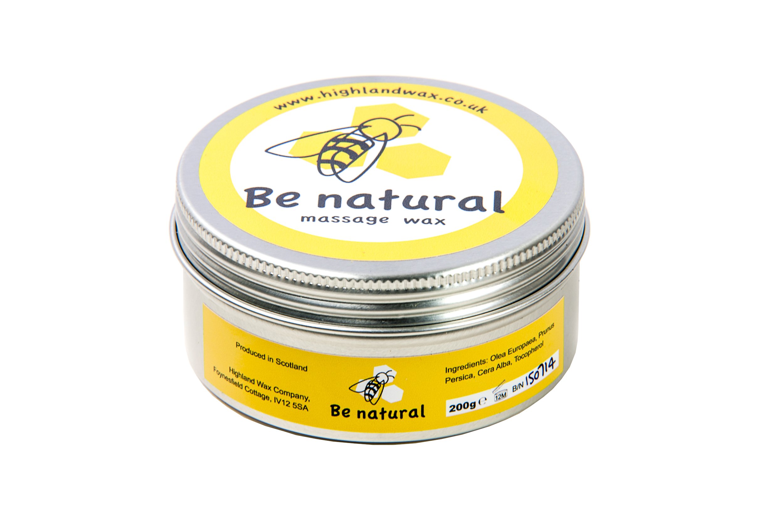 Be Natural Massage Wax (200g)
